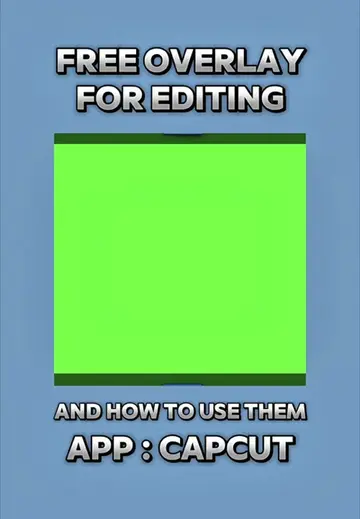 Free Overlay For Editing ( And How To Use Them ) #CapCut #capcutpioneer #capcutt