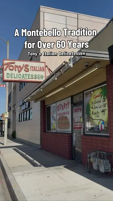Looking for a classic Italian deli in Montebello? 🥪 @tonysitalianodeli  Tony’s 