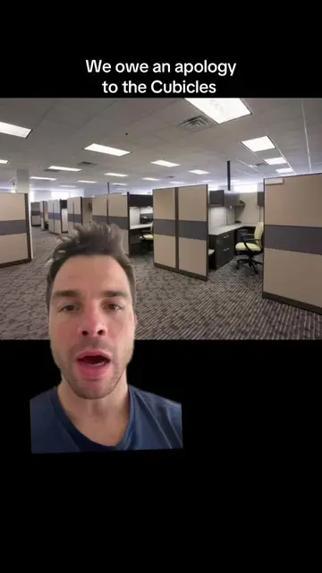 We all collectively owe an apology to the cubicle concept #corporate #corporatel