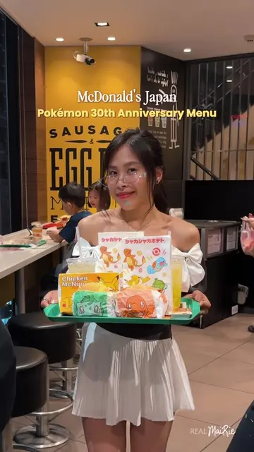 🍔McDonald’s Japan × Pokémon 30th Anniversary Menu is here! The collaboration al