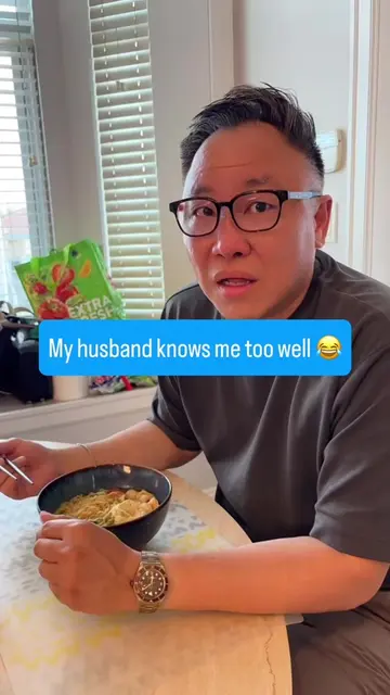 After 20 years of marriage, he knows exactly how this will end 😂  #husbandwife 