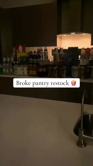 Broke pantry restock #restockasmr #kitchenrestock #snackrestock #pantryrestock #