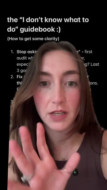 for all my friends out there stuck in the feeling of “I don’t know what to do” -