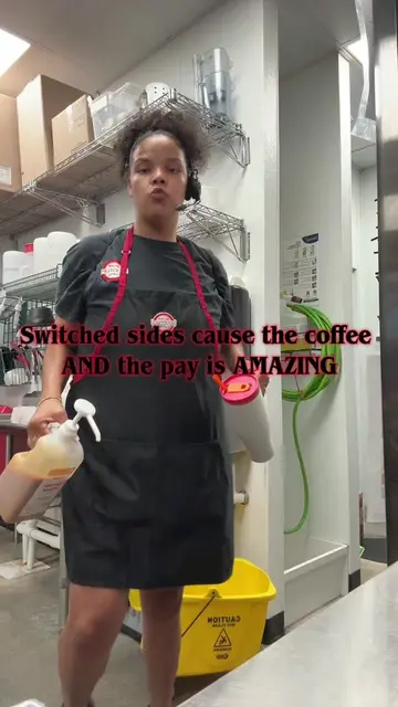 If you can’t beat em, join em 😌 #popeyes #chickfila #scooters #dunkin #barista 