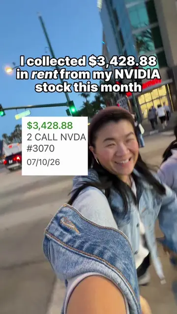 I made $3,400 from my NVIDIA shares this month and it wasn’t from dividends 👀 D