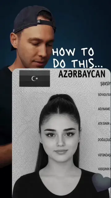 Yeni viral trend! Öz Azərbaycan vəsiqə şəklini süni intellektlə yaradın! Yalnız 