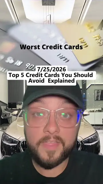 Discover the 5 worst credit cards on the market! From store cards to those fancy