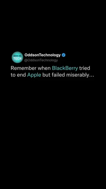 Follow us @oddsontechnology for more tech archives and tech videos. BlackBerry l
