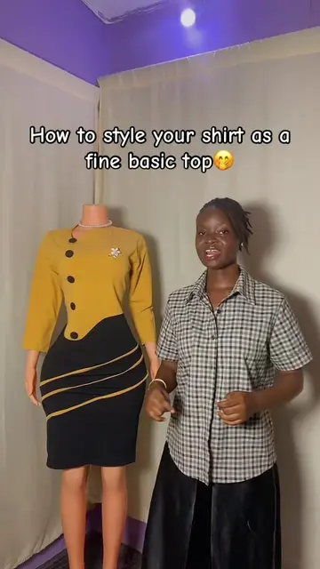 Did you find this helpful?  Dress on mannequin:9000NGN(size 8-12) Styled shirt:3