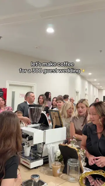 Let’s make coffee for a 300 guest wedding✨ ig: @simply_coffeeco  #simplycoffeeco