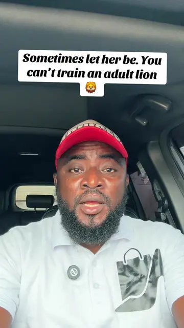 Sometimes let her be. You can’t train an adult lion 🦁   #relationshiptips #rela