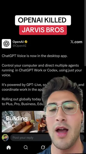 OpenAI just killed Jarvis bros!! A gift to humanity, and man the tool is f**king