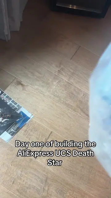 Day 1 of building the AliExpress LEGO UCS Death Star #lego #starwars 
