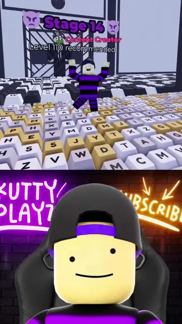 Complete the maze in the new BBNO$ World in +1 Speed Keyboard Escape  #roblox #r