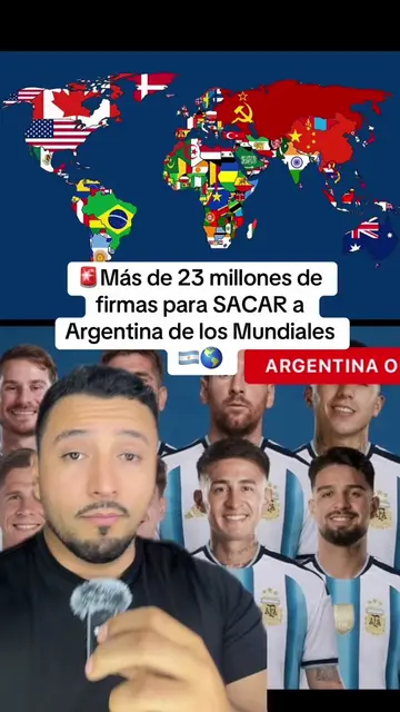 “Argentina out”, More than 23 million people signed to exclude the Argentine nat
