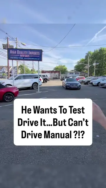 He wanted to test drive the Miata, but there was one problem… he didn’t know how