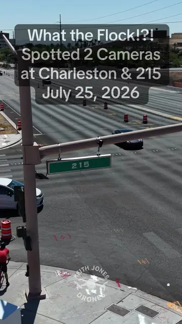 What The Flock!?! 🐦📸🚨 I spotted TWO Flock cameras monitoring traffic at Charl