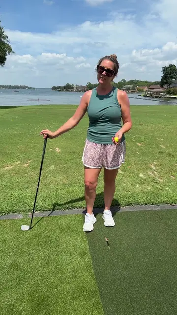 When the driving range is on the water 😜 #familyguy #familyguygolf 