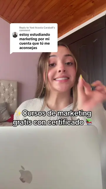 Replying to @Yoel Acosta Caraball  Si estás estudiando Marketing por tu cuenta o
