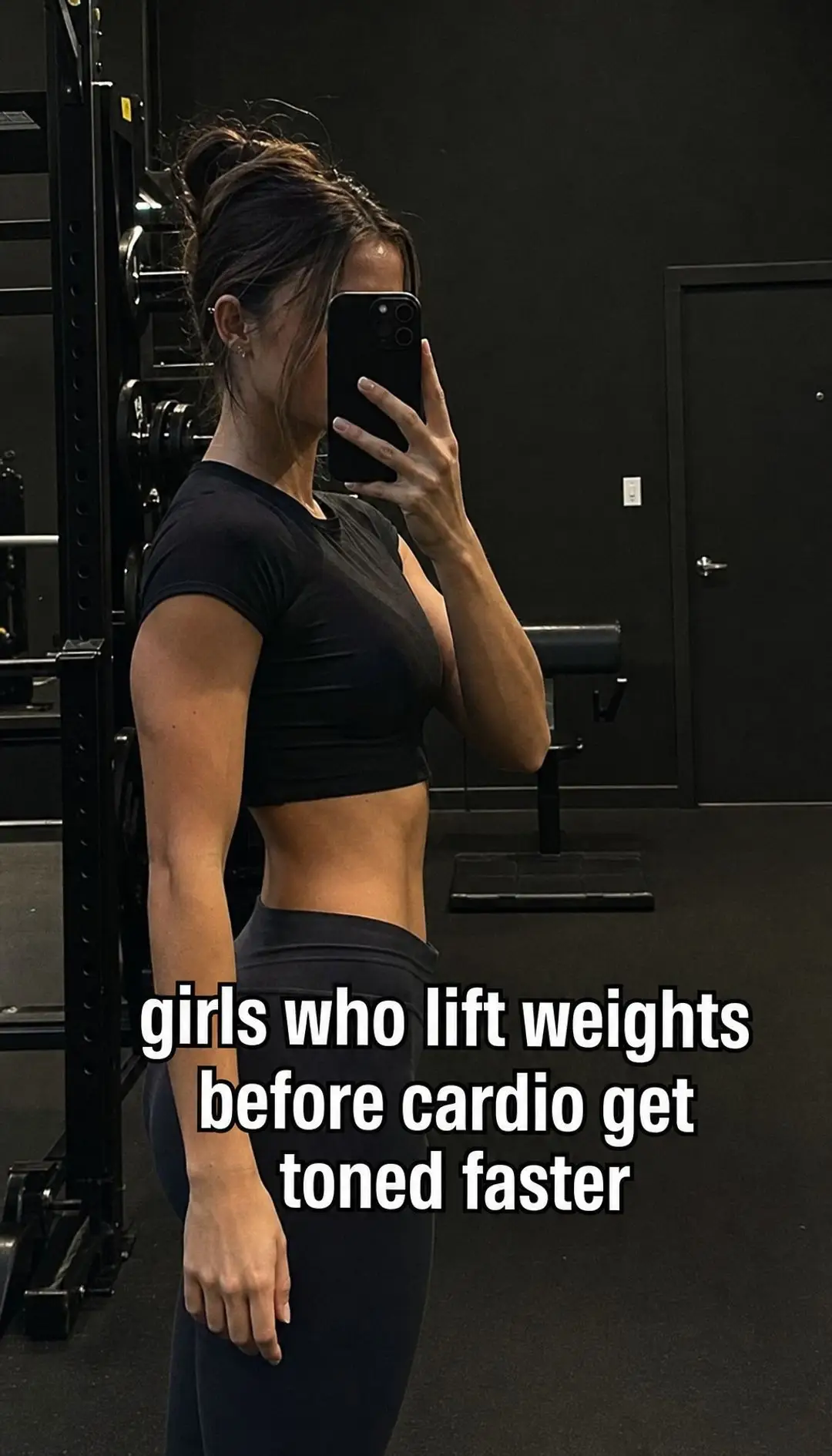 Girls who cannot figure out why cardio-first sessions never change their shape a