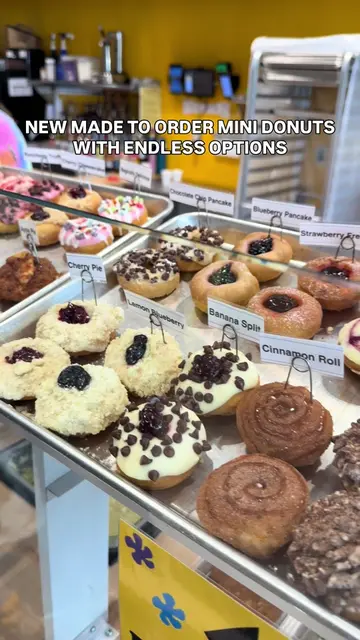 🍩 Have you checked out this new made to order mini donut shop in Apex? @peacelo