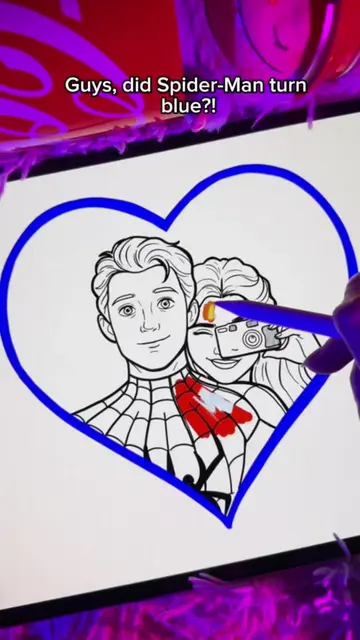 App ArtWorkout ❤️ #drawingprocess #spiderman #artchallenge #tomholland #artdrawi