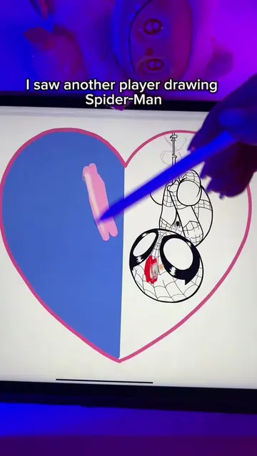 App ArtWorkout #drawingprocess #digitalart #artchallenge #drawing #spiderman 