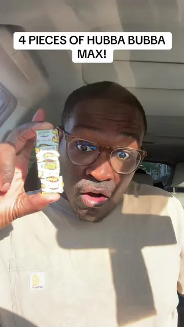 4 PIECES OF HUBBA BUBBA MAX! #hubbabubba #challenge #asmr #chewinggum #hubbabubb