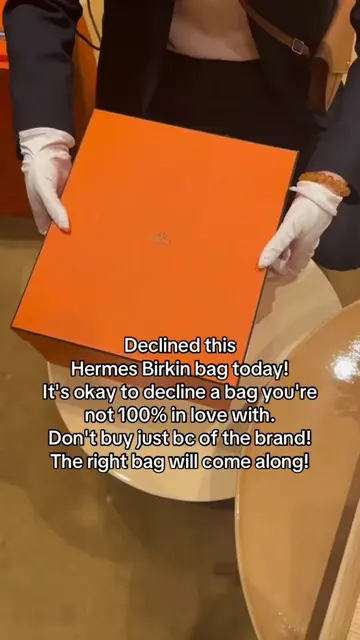 Stop focusing on what you’re wearing when walking into Hermès… SAs literally do 