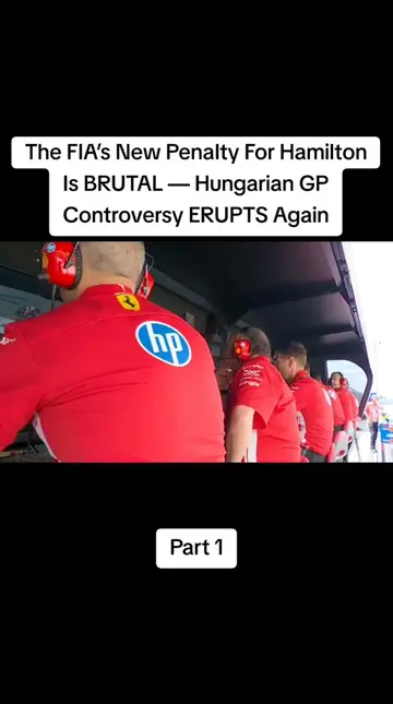 The FIA’s New Penalty For Hamilton Is BRUTAL — Hungarian GP Controversy ERUPTS A