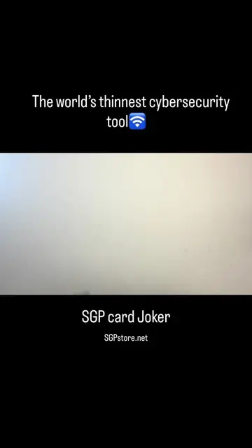🚀 Introducing the SGP Card Joker. An ultra-compact device you can carry and sto