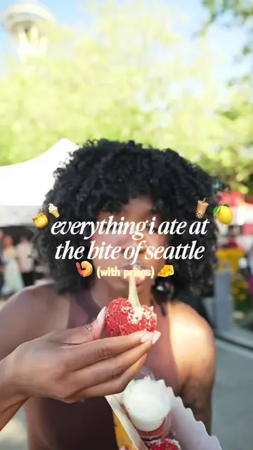 everything i ate at bite of seattle 🍓🌮🍋 + prices! 💸 i tracked every single t