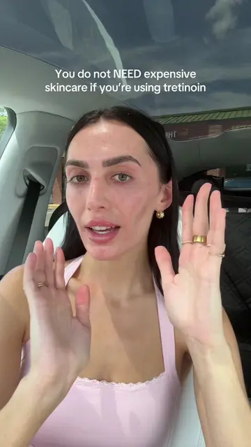 There’s no need to spend so much money on skincare when you’re using tretinoin!!