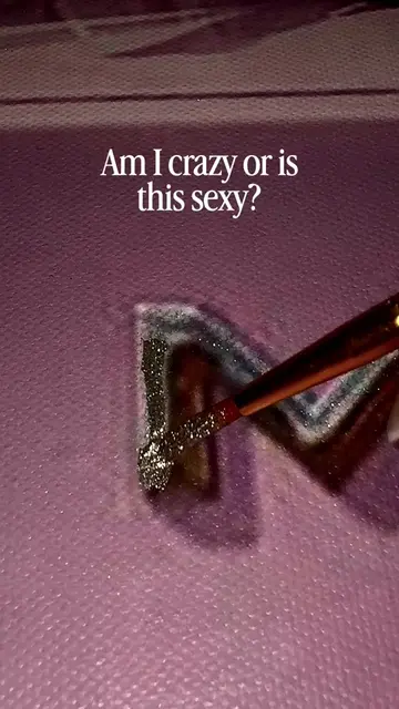 Moke what do you think? It’s just a logo in a large glitter display but man oh m