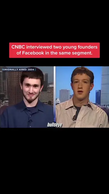 💻 Mark Zuckerberg describing Facebook to @CNBC in 2004: "When we first launched