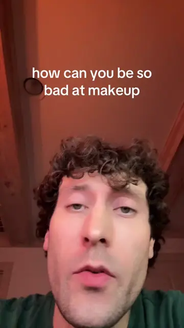 seriously I thought the makeup might have been a joke #makeup #hinge #dating #ba