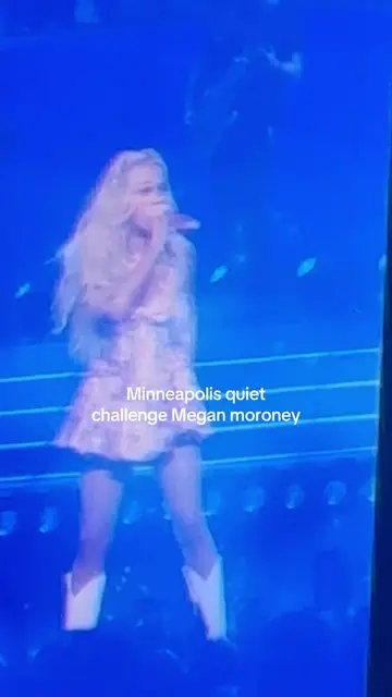 Minnesota quiet challenge Megan moroney #meganmoroney #minnesota #concert #fyp @