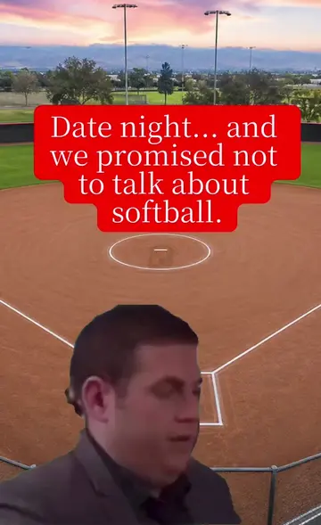 They say date night is supposed to be a break from softball... but when your lif