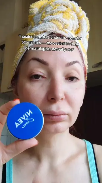 💫💫💫under eye bags & dark circles down bad 😭 so I tried the occlusion trick e