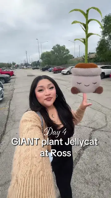 It’s a plushie and a plant 😍 #fypシ゚viral #giant #plant #plushie #jellycat 