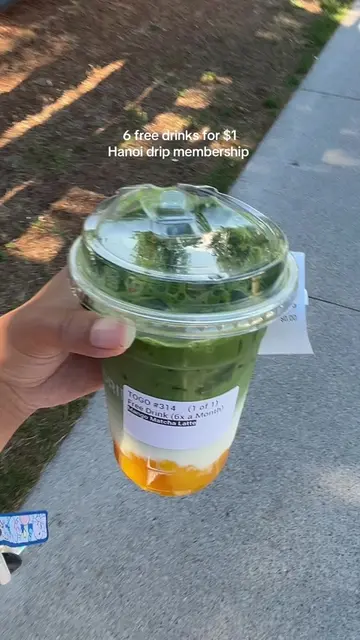 Recently discovered Hanoi drip’s new membership! first month is $1 and after it’