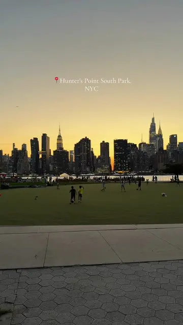 📍Hunter's Point South Park.  New York City #newyorkcity #nyc #nycviews #manhatt