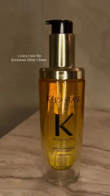 It can be golden hour at any time with my Kerastase Elixir Ultime Hair Oil. I do
