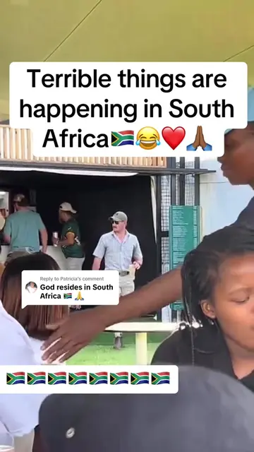 Replying to @Patricia terrible things are happening in South Africa🇿🇦😂❤️🙏🏾 