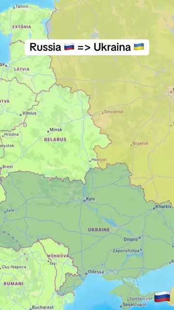 From Russia 🇷🇺 to Ukraina 🇺🇦. #LearnOnTikTok #trending #viral #russia #ukrai