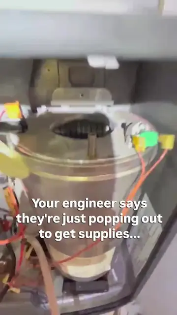 Bet you didn't expect Coca-Cola to be part of a boiler service! The baffles and 
