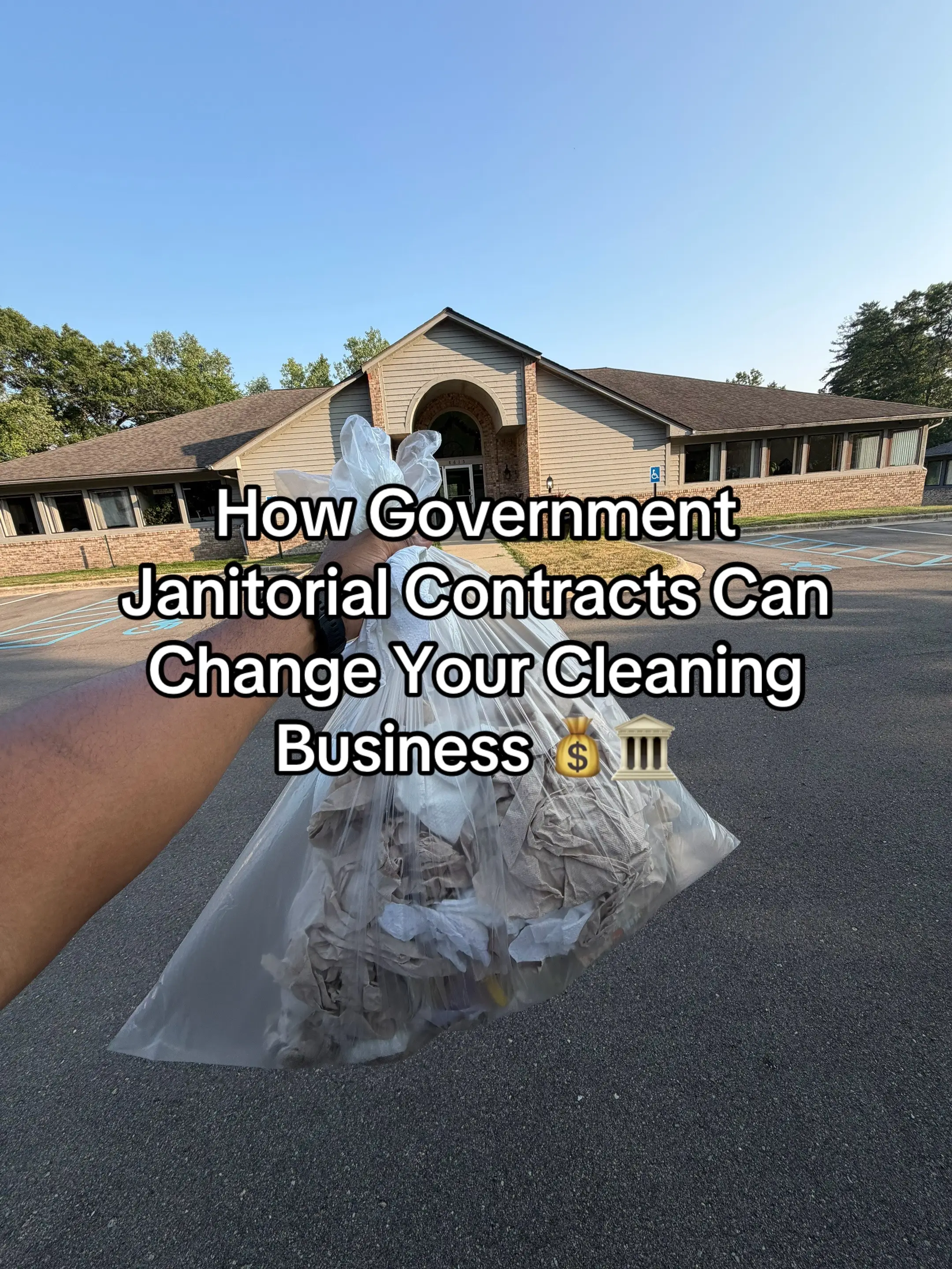 Everybody talks about residential cleaning… but government janitorial contracts 