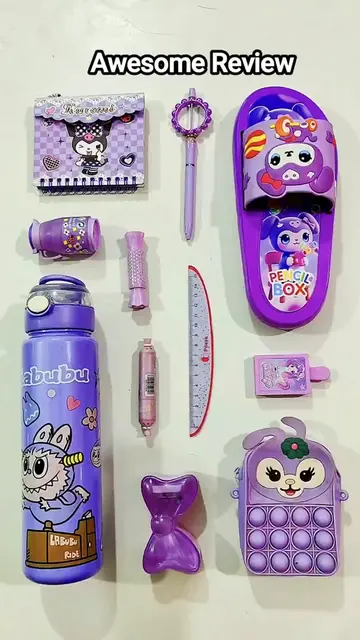 Creative Purple Stationary unboxing #creative #stationery #unboxingvideo #trendi