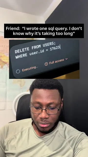 All users are gone 🤦🏾‍♂️😂 #programming #coding #developer 