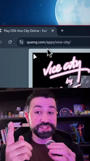 Se vc entrar nesse site vai poder jogar gta vice city diretamente do seu navegad